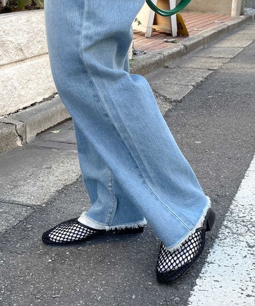 w closet（ダブルクローゼット）の「メッシュサンダル（サンダル・レディース・ブラック/ブラウン/アイボリー・M/L）」の22枚目の写真