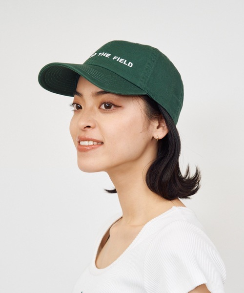 BACK TO THE FIELD(バック トゥー ザ フィールド)の「BTTF刺繍ロゴキャップ(キャップ・レディース・グリーン/ブラック/ネイビー/ベージュ/ブルー・FREE)」の7枚目の写真