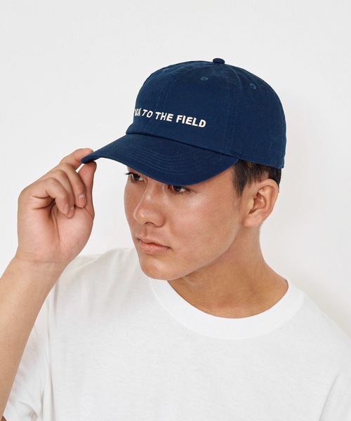 BACK TO THE FIELD(バック トゥー ザ フィールド)の「BTTF刺繍ロゴキャップ(キャップ・レディース・グリーン/ブラック/ネイビー/ベージュ/ブルー・FREE)」の11枚目の写真