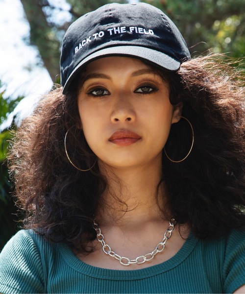 BACK TO THE FIELD(バック トゥー ザ フィールド)の「BTTF刺繍ロゴキャップ(キャップ・レディース・グリーン/ブラック/ネイビー/ベージュ/ブルー・FREE)」の14枚目の写真