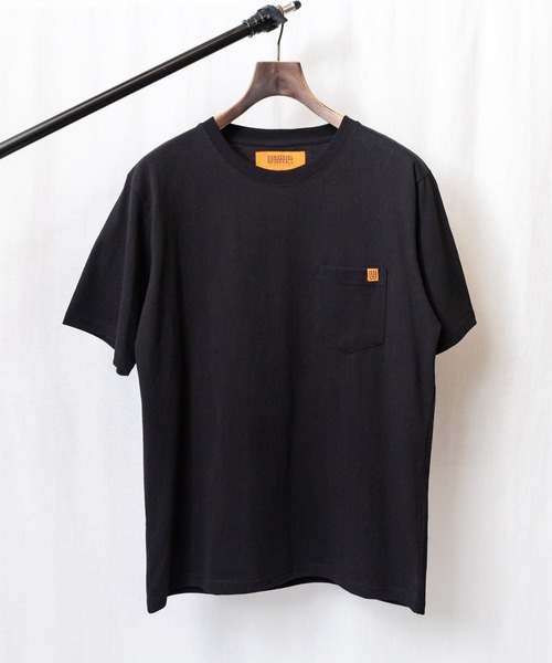 UNIVERSAL OVERALL（ユニバーサルオーバーオール）の「【UNIVERSAL OVERALL】POCKET T-SHIRTS / ポケット半袖Tシャツ（Tシャツ/カットソー・メンズ・ホワイト/ブラック/ネイビー/グリーン/グレー・SMALL/MEDIUM/LARGE/X-LARGE）」の14枚目の写真