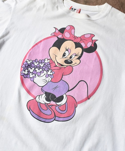 DISNEY VINTAGE（ディズニーヴィンテージ）の「【ヴィンテージ古着】90's Minnie / ミニー Tシャツ USA製（Tシャツ/カットソー・メンズ・ホワイト・X-LARGE）」の13枚目の写真