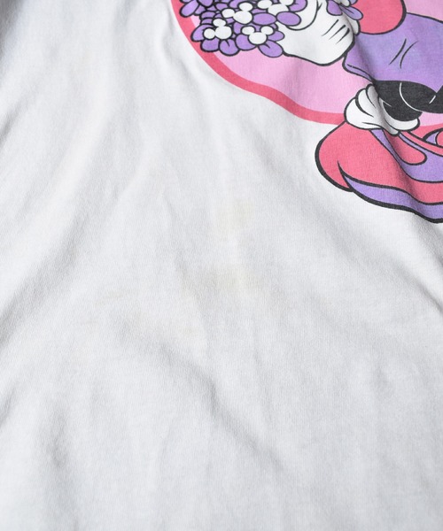 DISNEY VINTAGE（ディズニーヴィンテージ）の「【ヴィンテージ古着】90's Minnie / ミニー Tシャツ USA製（Tシャツ/カットソー・メンズ・ホワイト・X-LARGE）」の7枚目の写真