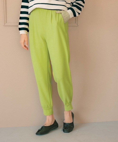 LEPSIM（レプシィム）の「ヨクノビジョガーパンツ　260418（その他パンツ・レディース・ブラック/グレイッシュベージュ/イエロー・LARGE/MEDIUM）」の3枚目の写真