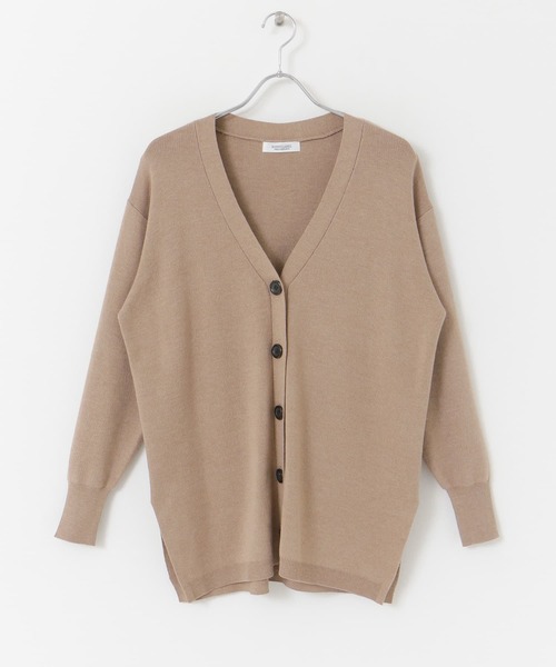 URBAN RESEARCH Sonny Label（アーバンリサーチサニーレーベル）の「ミディ丈オーバーニットカーディガン（カーディガン/ボレロ・レディース・ライトグレー/ベージュ/グリーン・FREE）」の11枚目の写真
