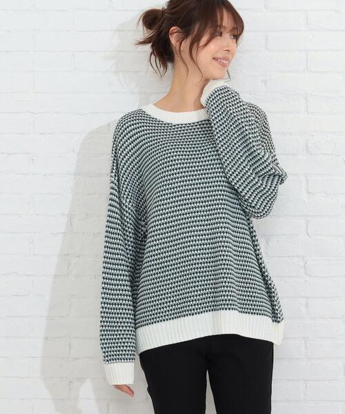 SHOO・LA・RUE(シューラルー)の「◆カラーミックスタック編みプルオーバー(ニット/セーター・レディース・ブラック系3/グリーン系その他5/イエロー系3/ベージュ系3・00)」の9枚目の写真