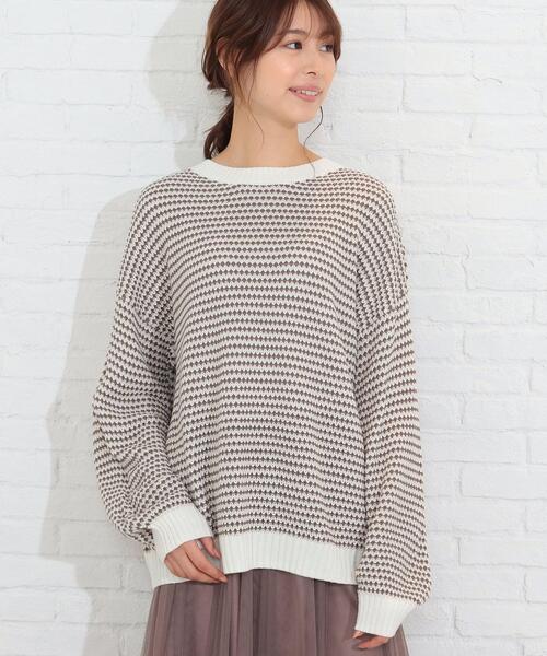 SHOO・LA・RUE(シューラルー)の「◆カラーミックスタック編みプルオーバー(ニット/セーター・レディース・ブラック系3/グリーン系その他5/イエロー系3/ベージュ系3・00)」の10枚目の写真