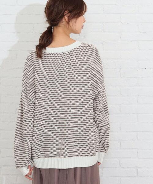 SHOO・LA・RUE(シューラルー)の「◆カラーミックスタック編みプルオーバー(ニット/セーター・レディース・ブラック系3/グリーン系その他5/イエロー系3/ベージュ系3・00)」の12枚目の写真