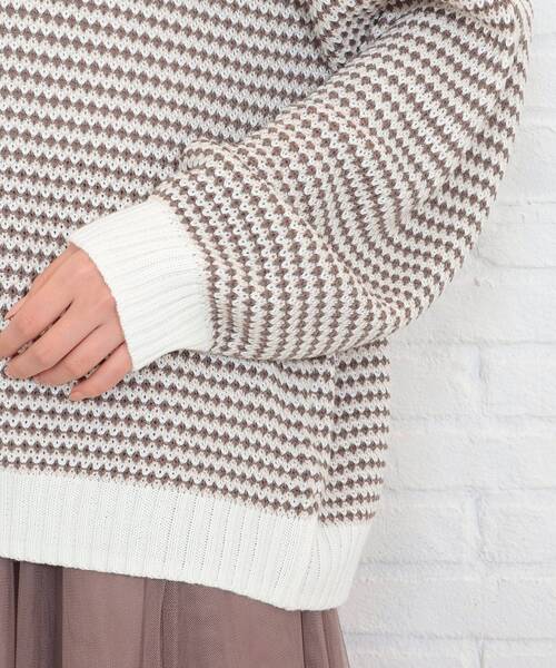 SHOO・LA・RUE(シューラルー)の「◆カラーミックスタック編みプルオーバー(ニット/セーター・レディース・ブラック系3/グリーン系その他5/イエロー系3/ベージュ系3・00)」の14枚目の写真