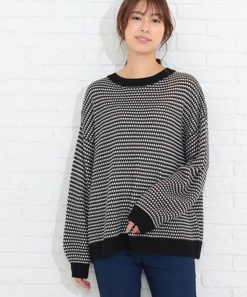 SHOO・LA・RUE(シューラルー)の「◆カラーミックスタック編みプルオーバー(ニット/セーター・レディース・ブラック系3/グリーン系その他5/イエロー系3/ベージュ系3・00)」の16枚目の写真