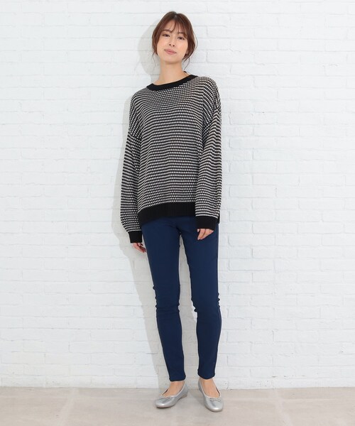 SHOO・LA・RUE(シューラルー)の「◆カラーミックスタック編みプルオーバー(ニット/セーター・レディース・ブラック系3/グリーン系その他5/イエロー系3/ベージュ系3・00)」の20枚目の写真