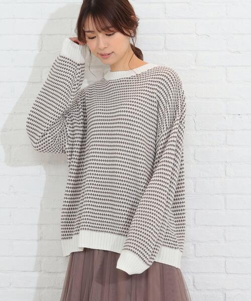 SHOO・LA・RUE(シューラルー)の「◆カラーミックスタック編みプルオーバー(ニット/セーター・レディース・ブラック系3/グリーン系その他5/イエロー系3/ベージュ系3・00)」の22枚目の写真