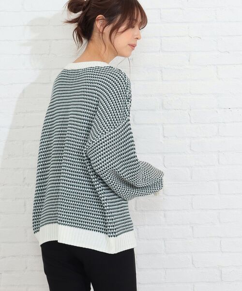 SHOO・LA・RUE(シューラルー)の「◆カラーミックスタック編みプルオーバー(ニット/セーター・レディース・ブラック系3/グリーン系その他5/イエロー系3/ベージュ系3・00)」の8枚目の写真