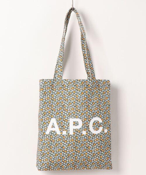 カーキトートバッグ A.P.C. Lacoste Unisex Lacoste x A.P.C. Contrast Logo Small Tote