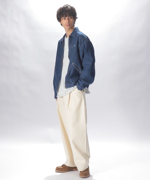 ☆美品☆DANTON デニムジップブルゾン size40 DANTON（ダントン）の「DANTON | 〈別注〉デニム フルジップ