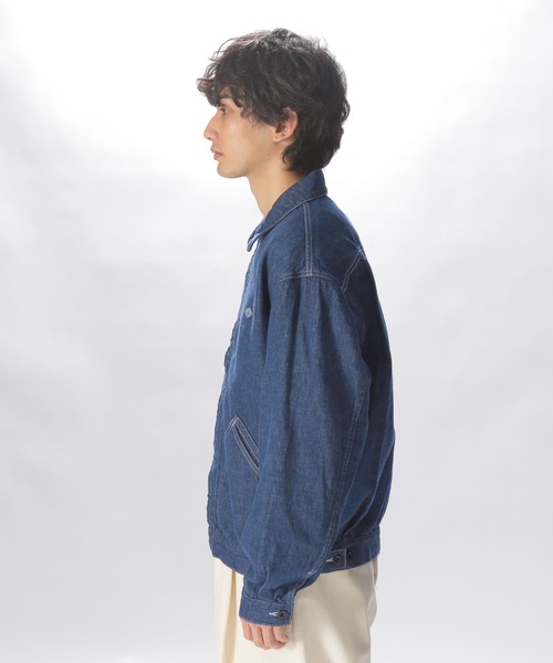 DANTON | 〈別注〉デニムジャケット フルジップブルゾン DANTON（ダントン）の「DANTON | 〈別注〉デニム フルジップ