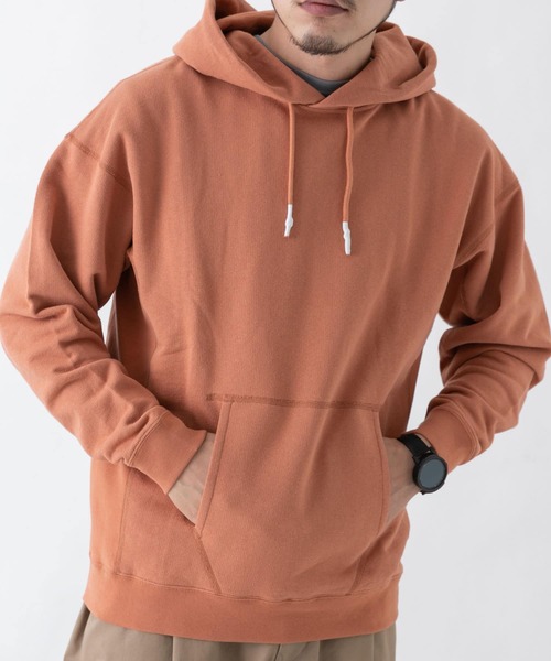EKAL(エカル)の「EKAL コハニングライトウエイトフーディー(パーカー・メンズ・ベージュ/オレンジ系その他/チャコールグレー・MEDIUM/LARGE)」の21枚目の写真
