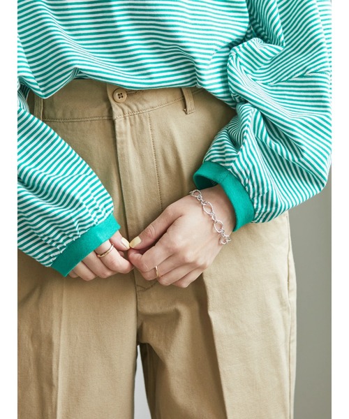 AMERICAN HOLIC(アメリカンホリック)の「コンシャススリーブカットプルオーバー(Tシャツ/カットソー・レディース・オフホワイト/オレンジ/グリーン/その他7・L/M)」の18枚目の写真