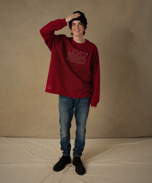 リーバイスレッド　マルジェラ期　 長袖カットソー ロンT セール】Levi's(R) RED ロングスリーブグラフィックTシャツ LOGO RIO