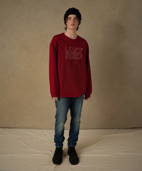 セール】Levi's(R) RED ロングスリーブグラフィックTシャツ LOGO RIO