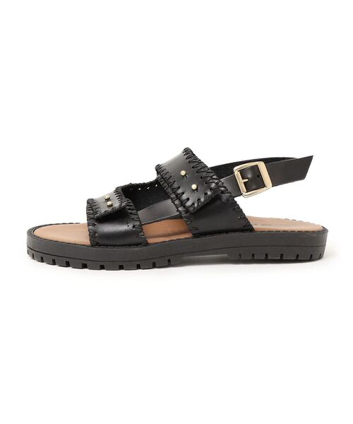 SHIPS（シップス）の「MAUROdeBARI:VACHETTA◆（サンダル・レディース・ブラック・38/36/37）」の6枚目の写真