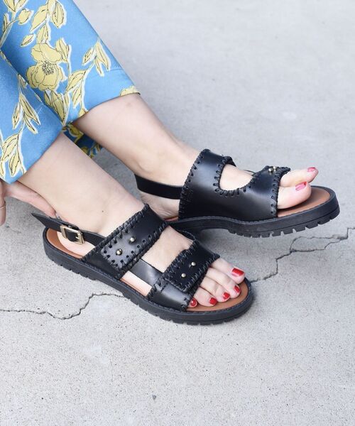 SHIPS（シップス）の「MAUROdeBARI:VACHETTA◆（サンダル・レディース・ブラック・38/36/37）」の11枚目の写真