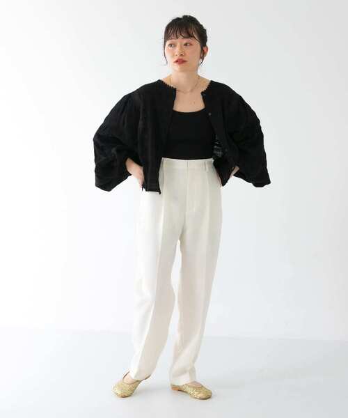 KBF（ケイビーエフ）の「ラウンドシームブラウス（シャツ/ブラウス・レディース・ブラック/ホワイト/グリーン・ONE）」の20枚目の写真