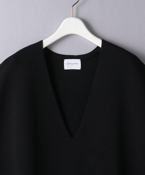 UNITED ARROWS - 【BLACK】ボタン Vネック ニット ベストの通販