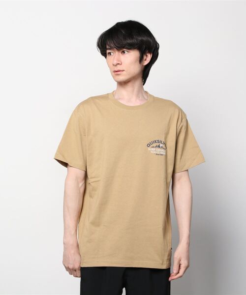 Quiksilver（クイックシルバー）の「クイックシルバー QUIKSILVER ESCAPE TIMING ST（Tシャツ/カットソー・メンズ・ベージュ/ホワイト/ブラック・L/LL/M/3L/S）」の3枚目の写真