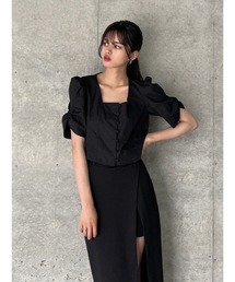 ENVYM | スクエアネッククロップドＢＬ(シャツ/ブラウス)