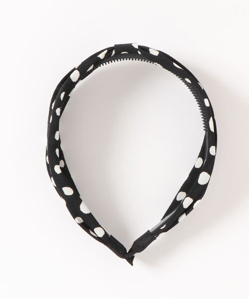ALAND（エーランド）の「3.3Field Trip／DALMATIANヘアバンド（カチューシャ・レディース・アイボリー/ブラック・FREE）」の2枚目の写真