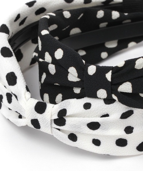 ALAND（エーランド）の「3.3Field Trip／DALMATIANヘアバンド（カチューシャ・レディース・アイボリー/ブラック・FREE）」の7枚目の写真