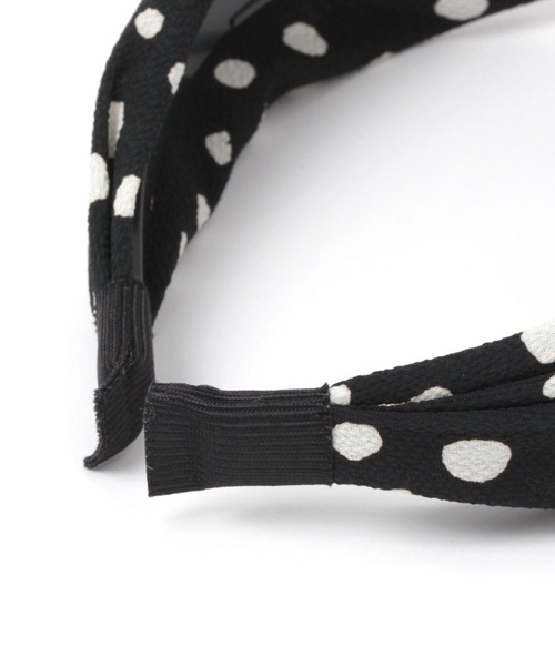 ALAND（エーランド）の「3.3Field Trip／DALMATIANヘアバンド（カチューシャ・レディース・アイボリー/ブラック・FREE）」の8枚目の写真