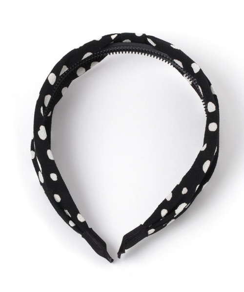 ALAND（エーランド）の「3.3Field Trip／DALMATIANヘアバンド（カチューシャ・レディース・アイボリー/ブラック・FREE）」の5枚目の写真
