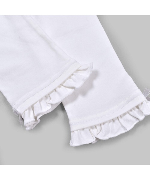 SLAP SLIP（スラップスリップ）の「SLAPSLIP/無地花柄ベアテン6分丈レギンス(80~130cm)（その他パンツ・キッズ・ピンク系その他/イエロー系その他/ネイビー/ホワイト・110/130/90/100/120/80）」の20枚目の写真