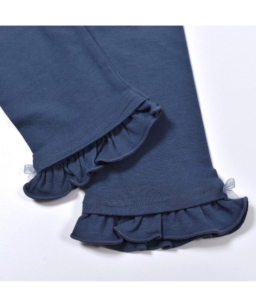 SLAP SLIP（スラップスリップ）の「SLAPSLIP/無地花柄ベアテン6分丈レギンス(80~130cm)（その他パンツ・キッズ・ピンク系その他/イエロー系その他/ネイビー/ホワイト・110/130/90/100/120/80）」の12枚目の写真
