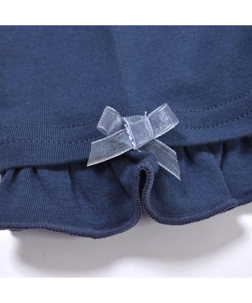 SLAP SLIP（スラップスリップ）の「SLAPSLIP/無地花柄ベアテン6分丈レギンス(80~130cm)（その他パンツ・キッズ・ピンク系その他/イエロー系その他/ネイビー/ホワイト・110/130/90/100/120/80）」の18枚目の写真