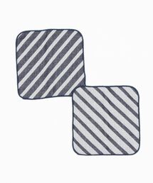 FACTRUTH（ファクトラス）の「FACTRUTH #FT22SS-003 ジャガード オーガニックmini H-towel 2pcs 15x15（ハンカチ/ハンドタオル）」