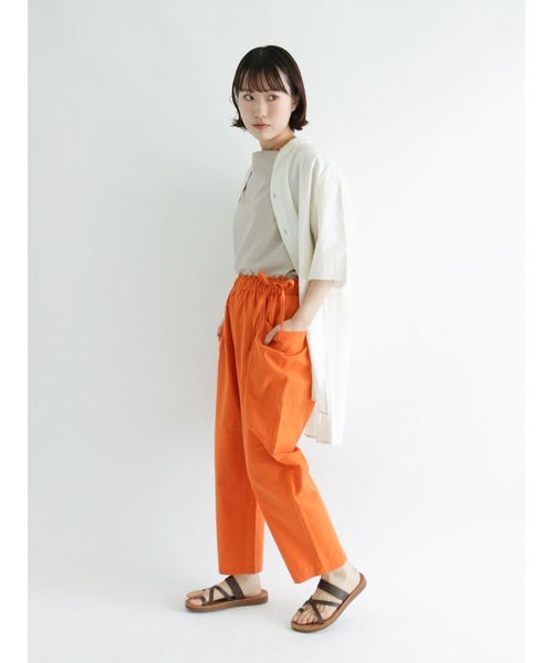 sm2rhythm(サマンサモスモスリズム)の「キャップスリーブカットソー(Tシャツ/カットソー・レディース・ホワイト/ベージュ/グリーン・フリ-)」の11枚目の写真