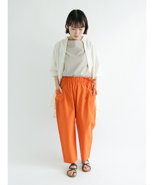 sm2rhythm(サマンサモスモスリズム)の「キャップスリーブカットソー(Tシャツ/カットソー・レディース・ホワイト/ベージュ/グリーン・フリ-)」の10枚目の写真