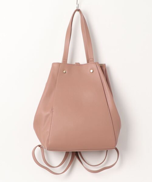 cache cache(カシュ カシュ)の「カシュカシュ cachecache / 3WAYリュックトート(バックパック/リュック・レディース・アイボリー/カーキ/ベージュ/ピンク/ブラック・FREE)」の1枚目の写真