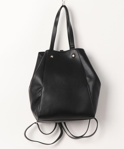 cache cache(カシュ カシュ)の「カシュカシュ cachecache / 3WAYリュックトート(バックパック/リュック・レディース・アイボリー/カーキ/ベージュ/ピンク/ブラック・FREE)」の3枚目の写真
