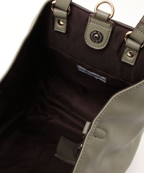 cache cache(カシュ カシュ)の「カシュカシュ cachecache / 3WAYリュックトート(バックパック/リュック・レディース・アイボリー/カーキ/ベージュ/ピンク/ブラック・FREE)」の12枚目の写真