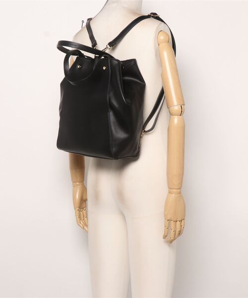 cache cache(カシュ カシュ)の「カシュカシュ cachecache / 3WAYリュックトート(バックパック/リュック・レディース・アイボリー/カーキ/ベージュ/ピンク/ブラック・FREE)」の15枚目の写真