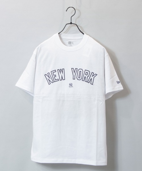 NEW ERA(ニューエラ)の「NEWERA MLB Logo Tee(Tシャツ/カットソー・メンズ・ブラック/ブラック系その他3/ホワイト系その他3/ホワイト系その他2/ブラック系その他2/ホワイト・XL/L/XXL)」の2枚目の写真