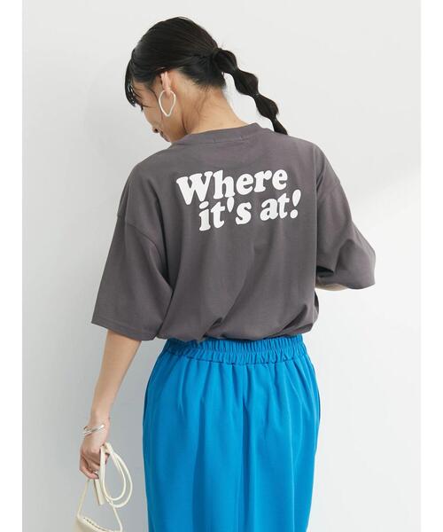 Green　Parks（グリーンパークス）の「バックロゴTシャツ（Tシャツ/カットソー・レディース・オレンジ/グレー/オフホワイト・FREE）」の20枚目の写真