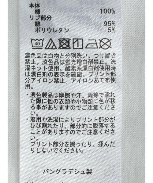 Green　Parks（グリーンパークス）の「バックロゴTシャツ（Tシャツ/カットソー・レディース・オレンジ/グレー/オフホワイト・FREE）」の9枚目の写真