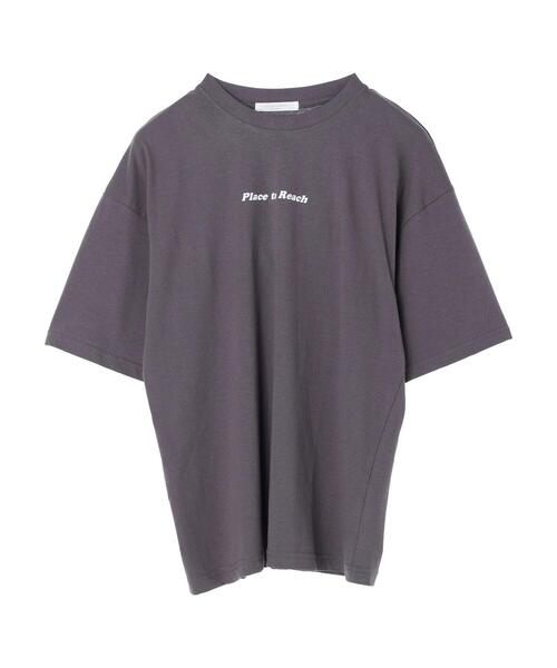 Green　Parks（グリーンパークス）の「バックロゴTシャツ（Tシャツ/カットソー・レディース・オレンジ/グレー/オフホワイト・FREE）」の5枚目の写真