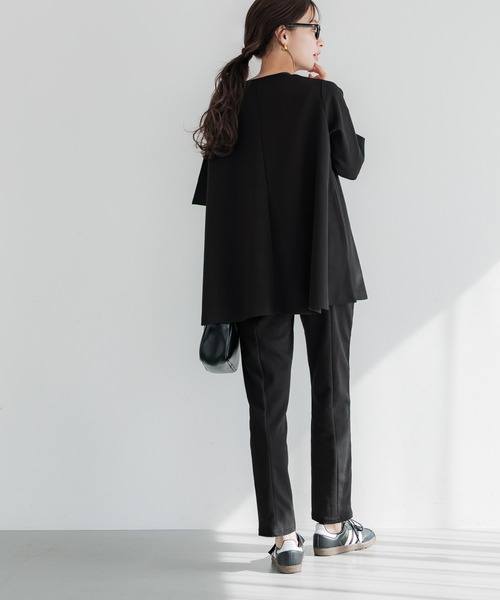 coca(coca)(コカ)の「エンボス加工 センターシームレギパン(その他パンツ・レディース・ブラック/ベージュ・M/L/S)」の6枚目の写真
