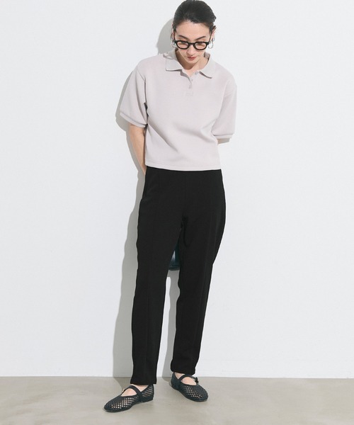 coca(coca)(コカ)の「エンボス加工 センターシームレギパン(その他パンツ・レディース・ブラック/ベージュ・M/L/S)」の8枚目の写真